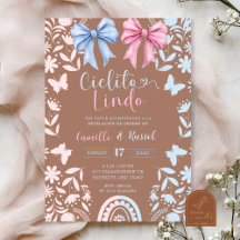 Blaues und Rosa Coquette Talavera Cielito Lindo