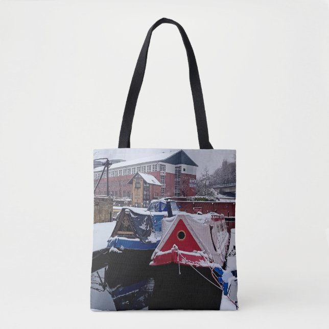 Blaues und rotes Boot Tasche (Vorderseite)