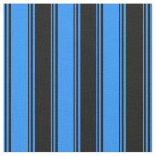 Blaues und schwarzes Farbmuster der Streifen Stoff