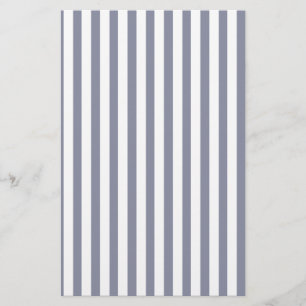 Blaues und weißes Streifen-Handwerks-Papier Briefpapier