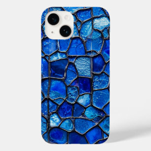 Blaues venezianisches Glas-Muster Case-Mate iPhone 14 Hülle