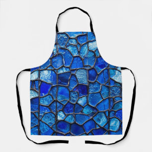 Blaues venezianisches Glasdesign Schürze