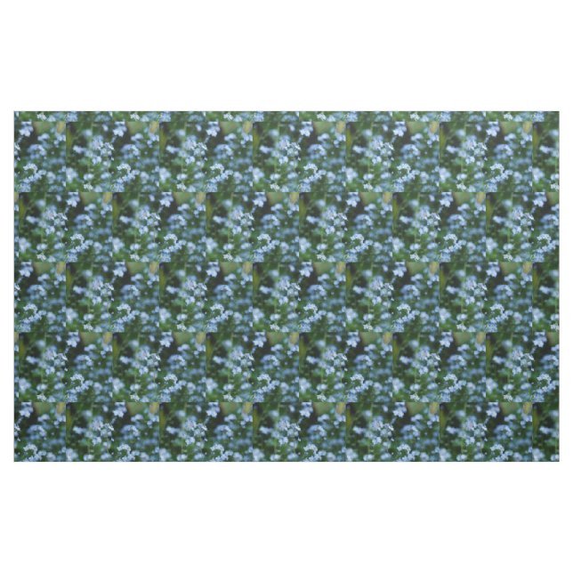 Blaues Vergissmeinnicht-Gewebe Stoff (Fat Quarter (45,7 x 55,9 cm))