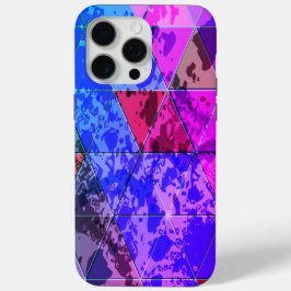 Blaues Violett Farbvolle Grunge-Textur Case-Mate iPhone Hülle