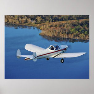 Blaues Wasser Ercoupe Poster