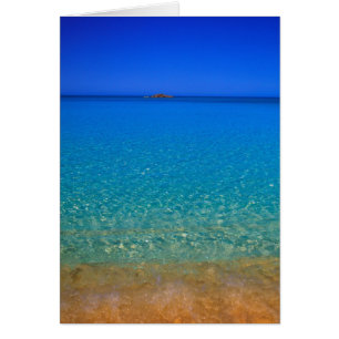 Blaues Wasser, Exuma-Inseln, Bahamas.