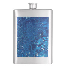 Blaues Wasser Flachmann