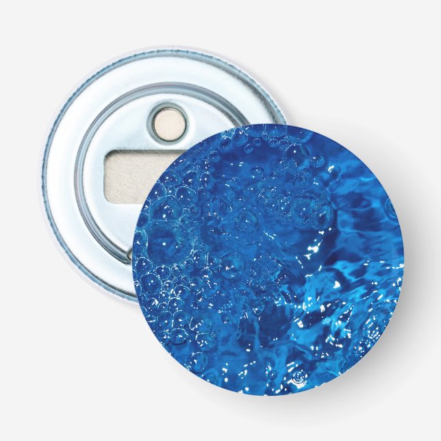 Blaues Wasser Flaschenöffner (Vorderseite)