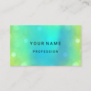 Blaues Wasser frühzeitig Abstrakte minimale grün Visitenkarte
