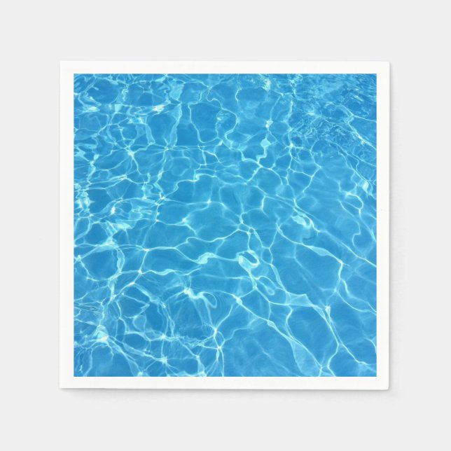 Blaues Wasser für Neapel Serviette (Vorderseite)