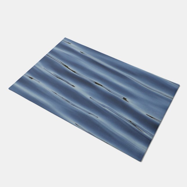Blaues Wasser Fußmatte (Schrägansicht)