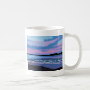 Blaues Wasser-KristallTasse Kaffeetasse