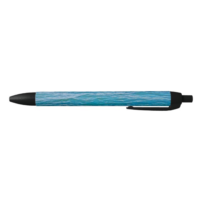 Blaues Wasser Kugelschreiber (Unterseite)