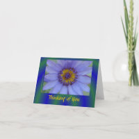 Blaues Wasser-Lilien-Blumen-Beileids-Karte