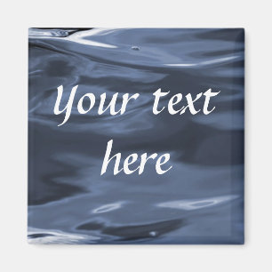 Blaues Wasser-Magnet Magnet