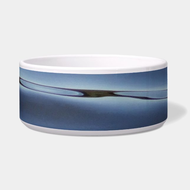 Blaues Wasser Napf (Vorderseite)
