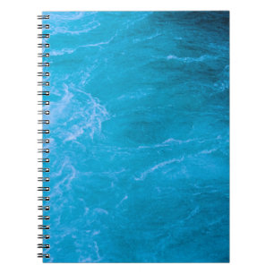 Blaues Wasser Notizblock