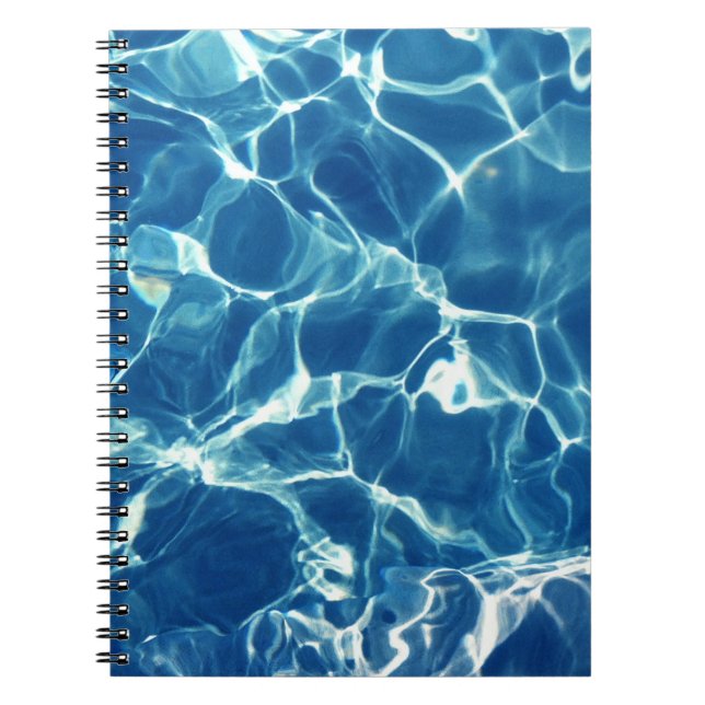 Blaues Wasser Notizblock (Vorderseite)