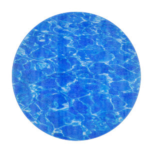 Blaues Wasser Schneidebrett