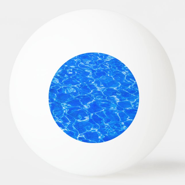 Blaues Wasser Tischtennisball (Vorderseite)