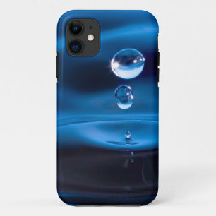 Blaues Wasser-Tropfen iPhone 11 Hülle