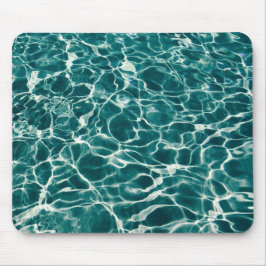 Blaues Wassermuster Mousepad