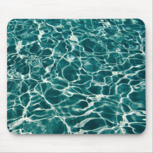 Blaues Wassermuster Mousepad