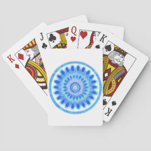 Blaues Wasserrad Spielkarten