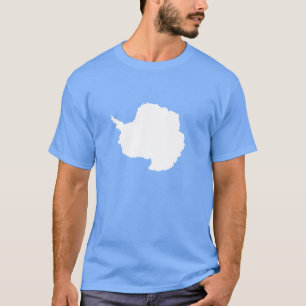 Blaues Weiß Flagge Graham Bartram die Antarktis T-Shirt