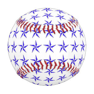 Blaues Weiß spielt Baseball die Hauptrolle