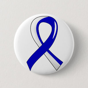 Blaues weißes Band 3 ALS Button