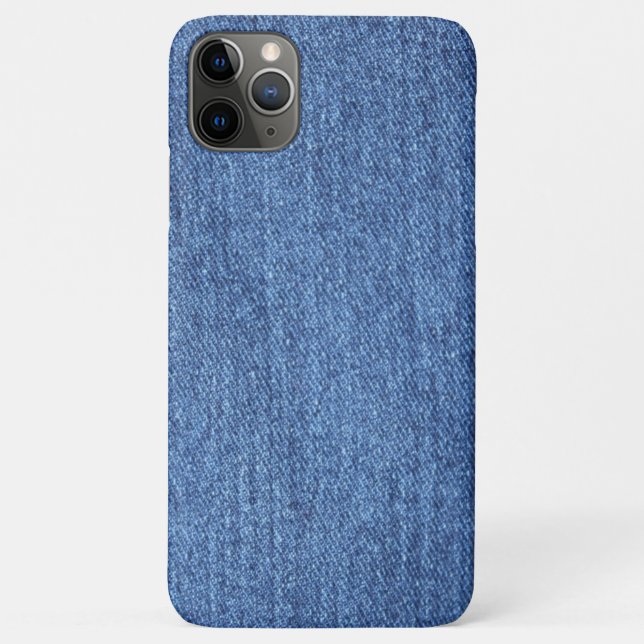 Blaues weißes Denim Textur-Bild Case-Mate iPhone Hülle (Rückseite)