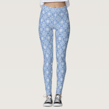 Blaues weißes geometrisches, modernes Batik-Muster