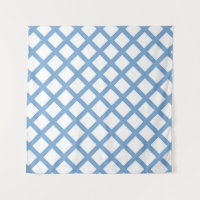 Blaues weißes Harlequin Diamant Strippmuster