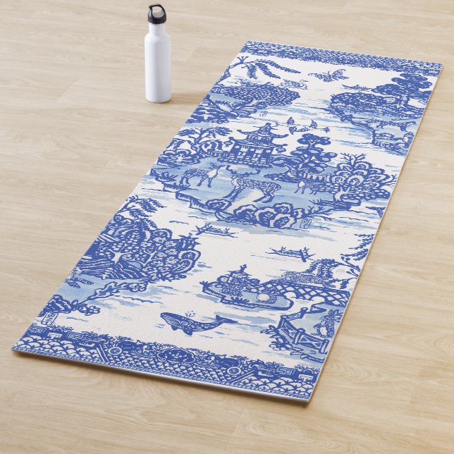 Blaues Wildtierkaninchen Yogamatte (Beispiel)
