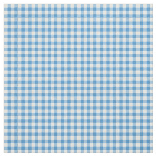 Blaues Winden-Karo-Gingham-Muster-Gewebe Stoff
