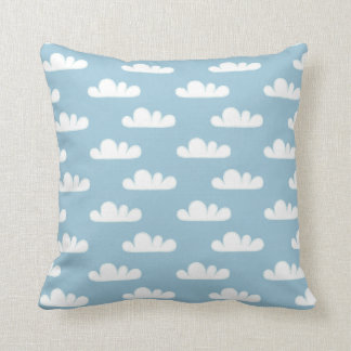 Blaues Wolken-Muster-Kissen Kissen