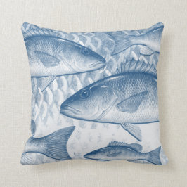 Blaues Wurfs-Kissen des Kissen