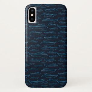 Blaues Yacht-Muster Case-Mate iPhone Hülle