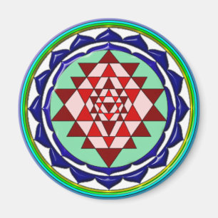 BLAUES YANTRA MAGNET