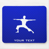 Blaues Yoga