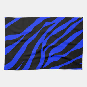 blaues Zebra Küchentuch
