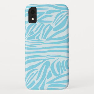 Blaues Zebramuster Case-Mate iPhone Hülle