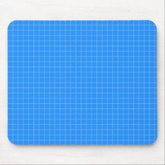 Blaues Zeichenpapier mit Maßeinteilung Mousepad