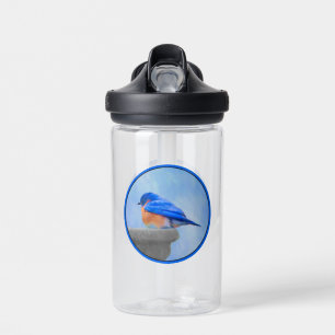 Blauevogel-Malerei - Originale Vogelkunst Trinkflasche