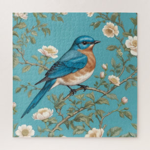 Blauevogel William Morris Inspiriert Türkis 