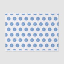 Blaufarben-Polka-Dots-Papiere