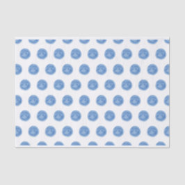 Blaufarben-Polka-Dots-Papiere Seidenpapier
