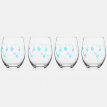 Blaufarbene Butterfly Herzdesign Hochzeit