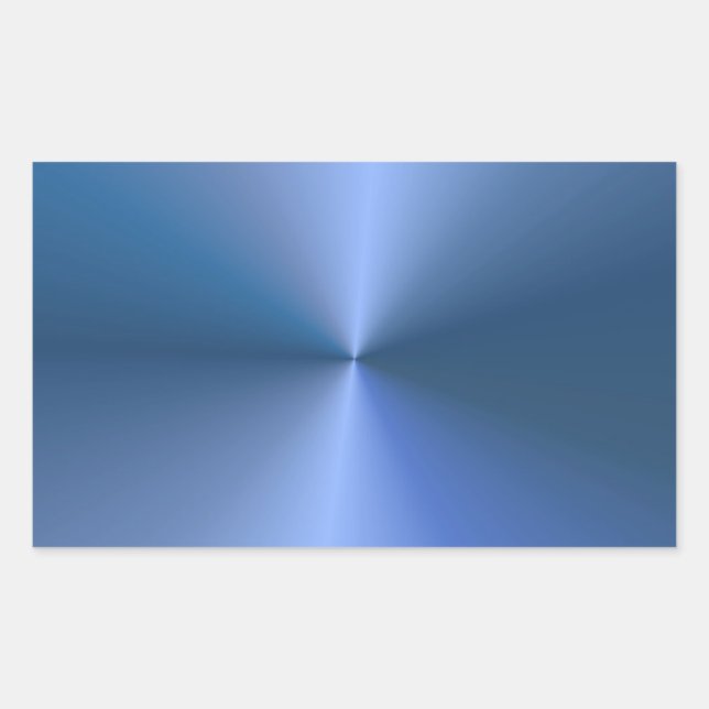 Blaufarbige, benutzerdefinierte Blankenvorlage Tre Rechteckiger Aufkleber (Vorderseite)